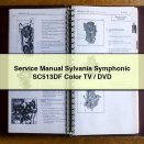 Service Repair Manual Sylvania Symphonic SC513DF Color TV/DVD