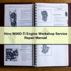 Hino W06D-TI Werkstatt-Handbuch