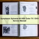 Symphonic Sylvania 6513DF Color TV/DVD Service Repair Manual