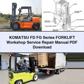 Komatsu FD FG Serie Gabelstapler Werkstatt-Reparaturhandbuch