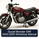 Ducati Monster S4R 2003-2005 Workshop Manual
