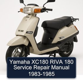 Yamaha XC180 RIVA 180 Service Repair Manual 1983-1985