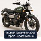 Triumph Scrambler 2006 Repair Service Manual