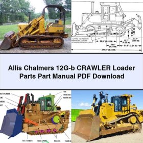 Allis Chalmers 12G-b Raupenlader Teile Handbuch