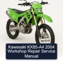 Kawasaki KX85-A4 2004 Workshop Repair Service Manual