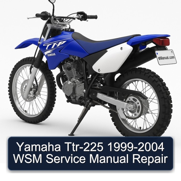 Yamaha Ttr-225 1999-2004 WSM Service Manual Repair