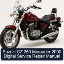 Suzuki GZ 250 Marauder 2000 Digital Service Repair Manual