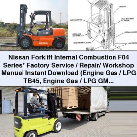 Nissan Gabelstapler F04 Baureihe Werkstatt-Handbuch