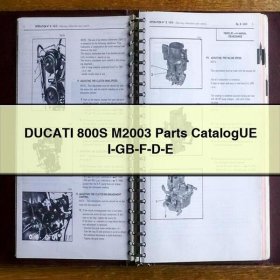 Ducati 800S M2003 Ersatzteilkatalog