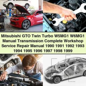 Mitsubishi GTO Twin Turbo W5MG1 W6MG1 Manual Transmission Complete Workshop Service Repair Manual 1990 1991 1992 1993 1994 1995 1996 1997 1998 1999