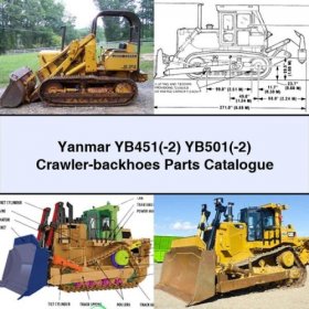 Yanmar YB451/-2 YB501/-2 Raupenbagger Ersatzteilkatalog