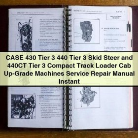 CASE 430/440 Tier 3 - Wartungshandbuch für Radlader und Kompaktlader