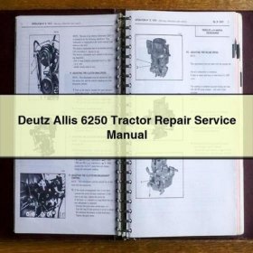 Deutz Allis 6250 Traktor Reparaturhandbuch PDF Download