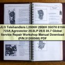 JLG Telehandler Agrovector 35.7 Global Service Repair Workshop Manual (P/N:31200568)
