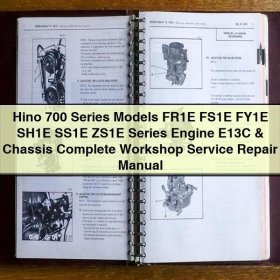 Hino 700er Serie FR1E, FS1E, FY1E, SH1E, SS1E, ZS1E - Werkstatt- und Reparaturhandbuch (PDF)