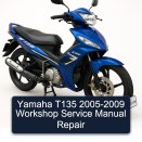 Yamaha T135 2005-2009 Workshop Service Manual Repair