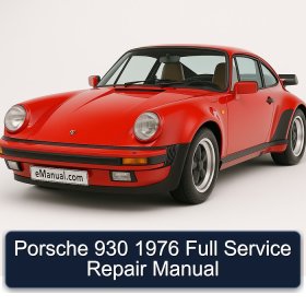 Porsche 930 1976 Full Service Repair Manual
