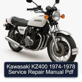 Kawasaki KZ400 1974-1978 Service Repair Manual Pdf