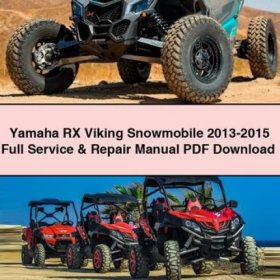 Yamaha RX Viking Schneemobil Werkstatt-Handbuch 2013-2015 PDF Download