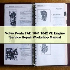 Volvo Penta TAD 1641/1642 VE Motor: Service- und Reparaturhandbuch