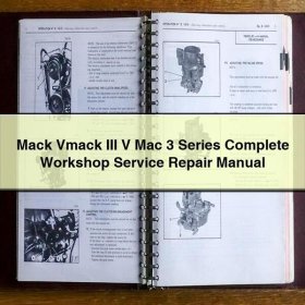 Mack Vmack III V Mac 3 Serie - Werkstatt-Handbuch