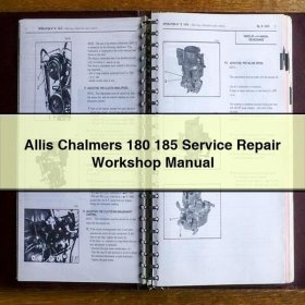 Allis Chalmers 180/185 Werkstatt-Handbuch
