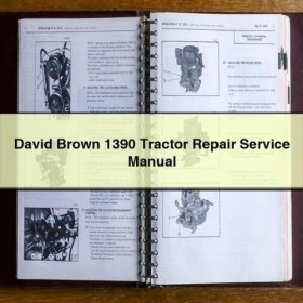 David Brown 1390 Schlepper Reparaturhandbuch PDF Download