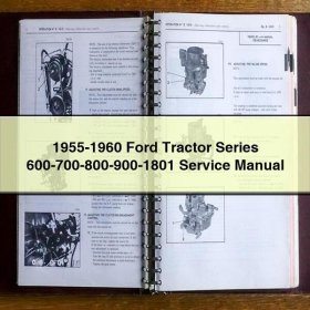 Ford Traktoren Serie 600-900 & 1801 (1955-1960) - Service- und Reparaturhandbuch