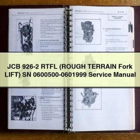 JCB 926-2 RTFL - Servicehandbuch