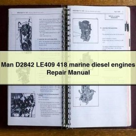 Reparaturhandbuch für Man D2842 LE409 418 Marine Dieselmotoren (PDF)