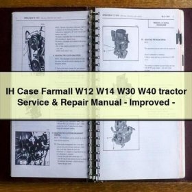 IH Case Farmall W12/W14/W30/W40 Traktor - Service- und Reparaturhandbuch (verbessert) - PDF Download