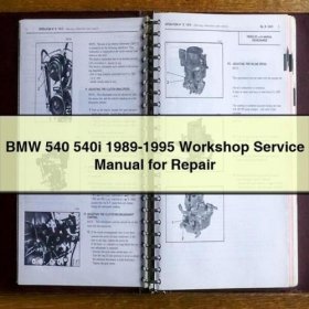 BMW 540i (E34) Werkstatthandbuch 1989-1995 (PDF)