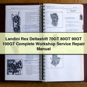 Landini Rex Deltashift 70GT - 100GT Werkstatt-Reparaturhandbuch