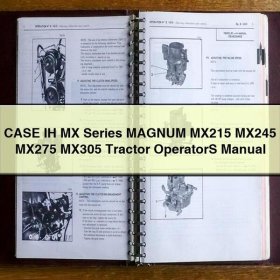 Bedienungsanleitung für CASE IH MX-Serie MAGNUM MX215 MX245 MX275 MX305 Traktoren