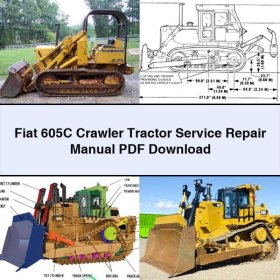 Fiat 605C Raupen-Traktor Werkstatt Handbuch