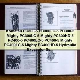 Komatsu PC300-5 / PC400-5 Bagger: Service- und Reparaturhandbuch