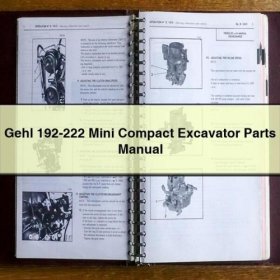Gehl 192-222 Mini-Bagger Teilehandbuch PDF Download