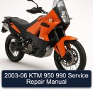 2003-06 KTM 950 990 Service Repair Manual