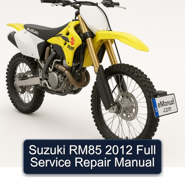 Suzuki RM85 2012 Full Service Repair Manual