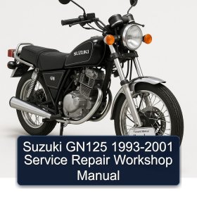 Suzuki GN125 1993-2001 Service Repair Workshop Manual