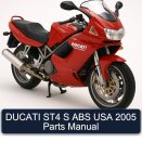DUCATI ST4 S ABS USA 2005 Parts Manual
