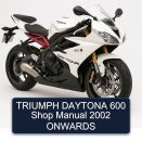 TRIUMPH DAYTONA 600 Shop Manual 2002 ONWARDS