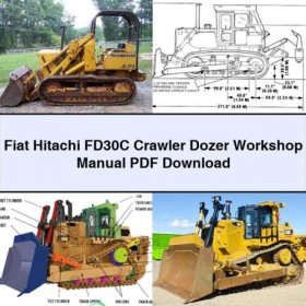 Fiat Hitachi FD30C Raupenbulldozer Werkstatt Handbuch PDF Download