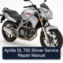 Aprilia SL 750 Shiver Service Repair Manual