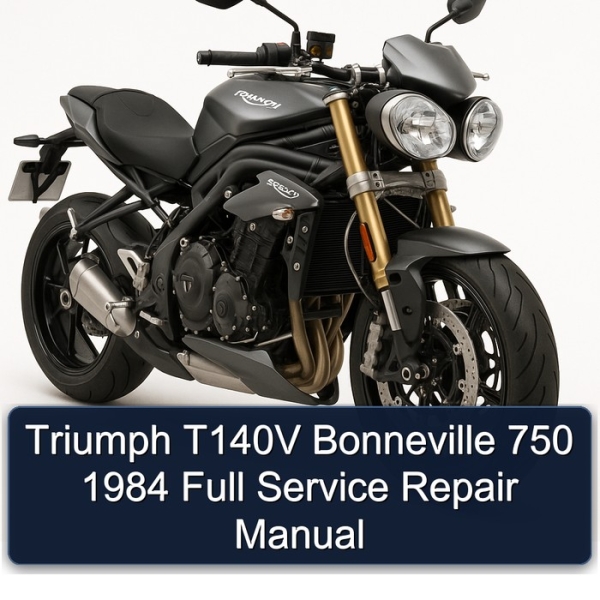 Triumph T140V Bonneville 750 1984 Full Service Repair Manual