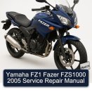Yamaha FZ1 Fazer FZS1000 2005 Service Repair Manual