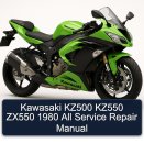 Kawasaki KZ500 KZ550 ZX550 1980 All Service Repair Manual