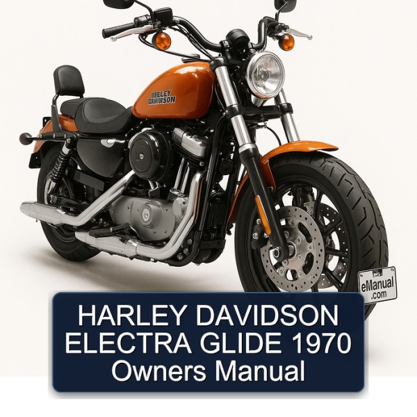 HARLEY DAVIDSON ELECTRA GLIDE 1970 Owners Manual