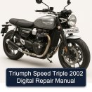Triumph Speed Triple 2002 Digital Repair Manual