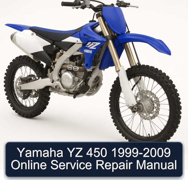 Yamaha YZ 450 1999-2009 Online Service Repair Manual